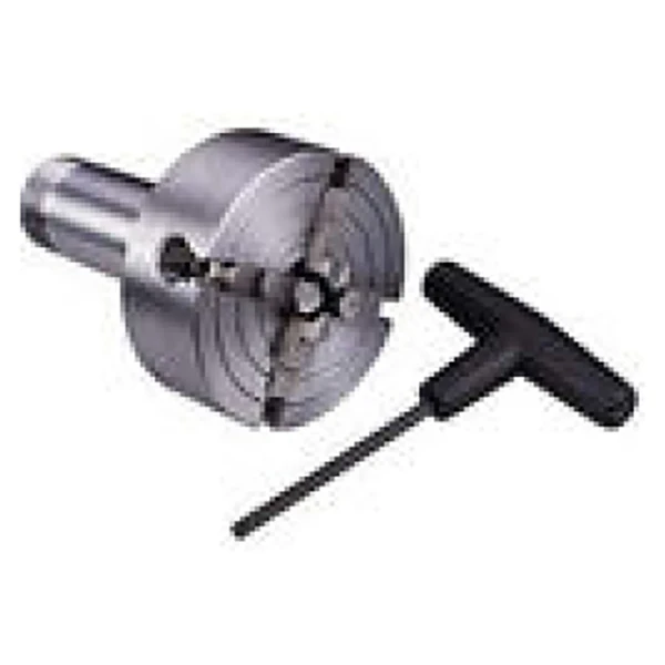 Image of 4 jaw independent chuck with 5c collet shank