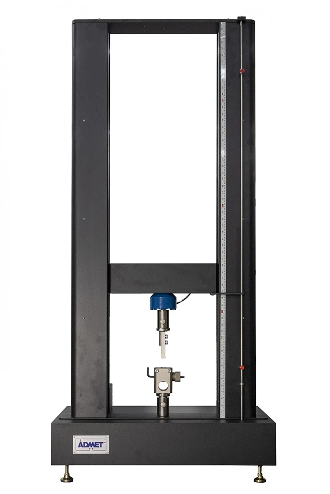 ASTM B769 shear fixture mounted on an eXpert 2600 dual column testing machine