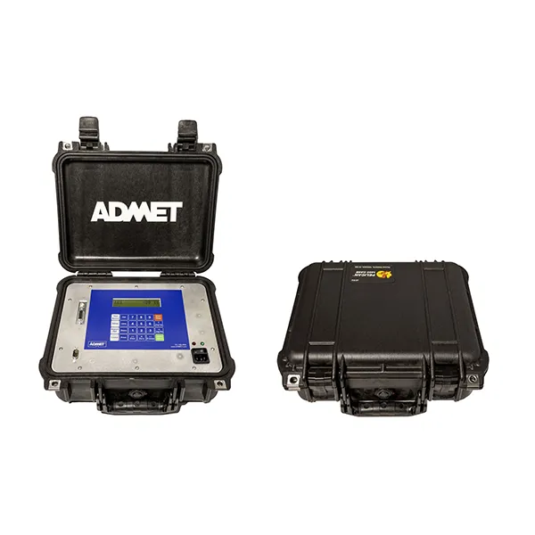 Image of Gauge Buster 3 in travel case with the case opened and closed