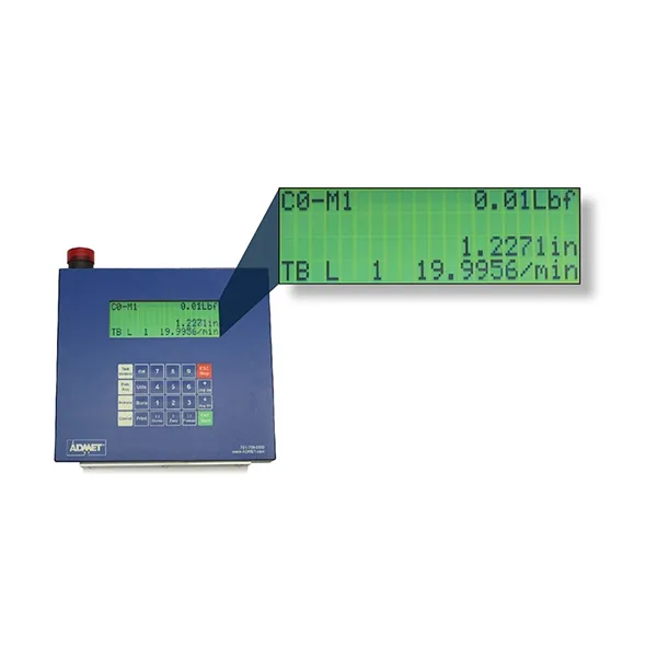 Image of eP2 digital controller with screen inset