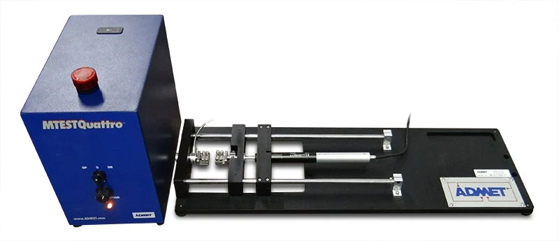 Image of horizontal eXpert 4000 microtester, 45 newton capacity