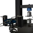 Image of VeX video extensometer and tensile test setup