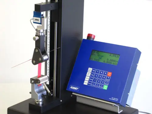 Image of eXpert 7600 performing ASTM D3167 peel test