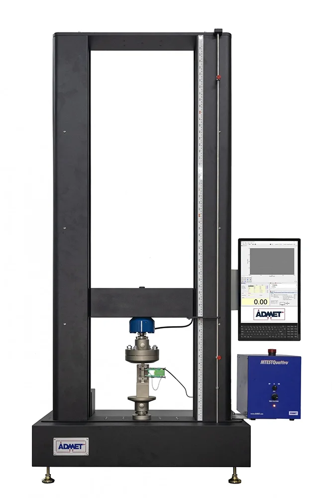 eXpert 2600 with ASTM D3846 test fixture mounted