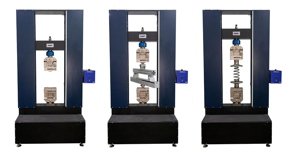 Image of three eXpert 2657 systems equipped with different fixturing