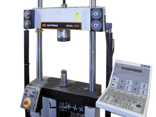 Image of retrofitted Instron testing machine