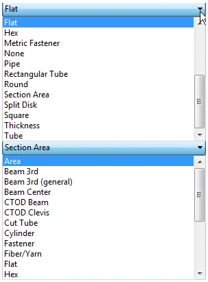 Specimen descriptions in MTESTQuattro
