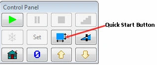 Quick start button