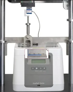 eXpert 5601 with custom peel fixture and cryogenic temperature chamber