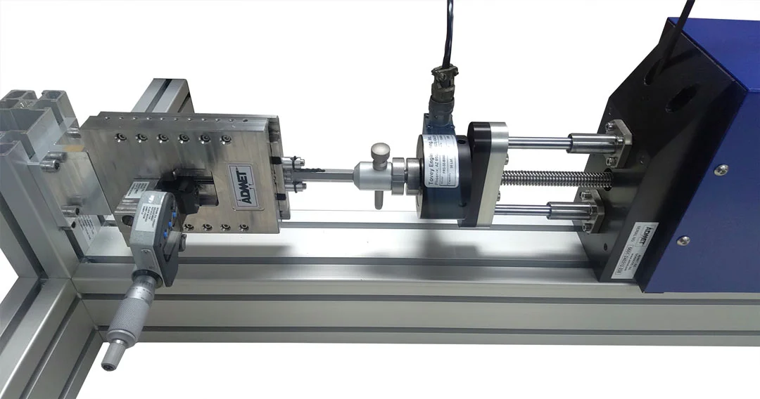 Custom shear fixture for thermal coatings mounted on eXpert 5601