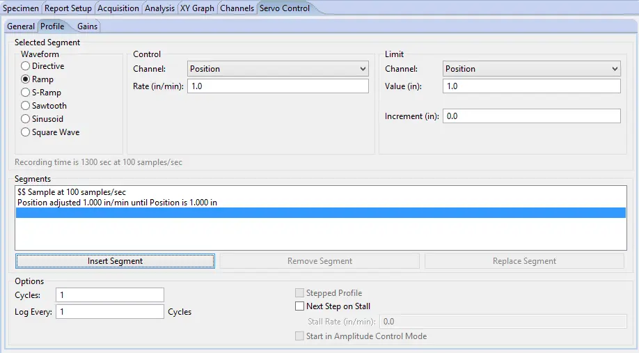 MTESTQuattro Servo Tab – Profile