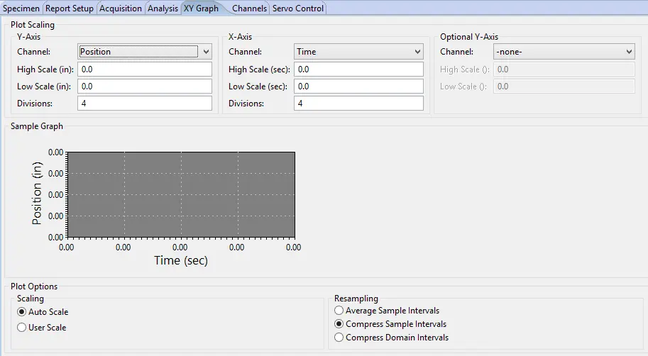 MTESTQuattro XY Graph Tab