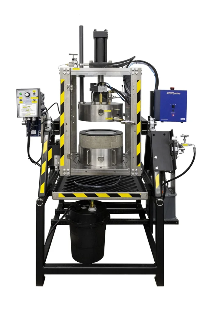 Cement gasket seal testing machine