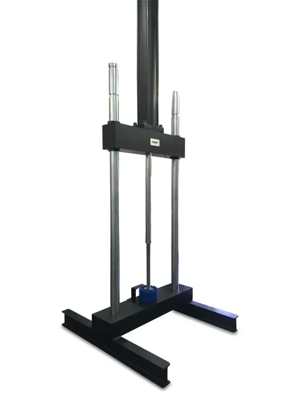 Inverted test machine for landing gear testing