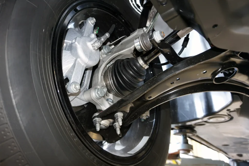 Car axle underbody